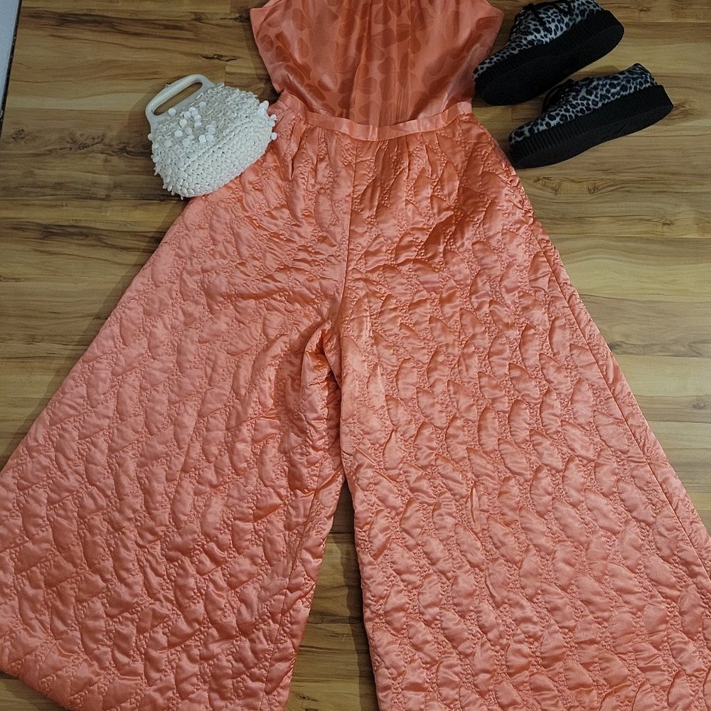 Vintage 60s As Is Romper Hostess Pants M